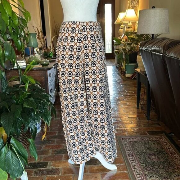 Anthroplogie MAEVE Colette Cropped Wide-Leg Pants size 34 - Picture 6 of 15